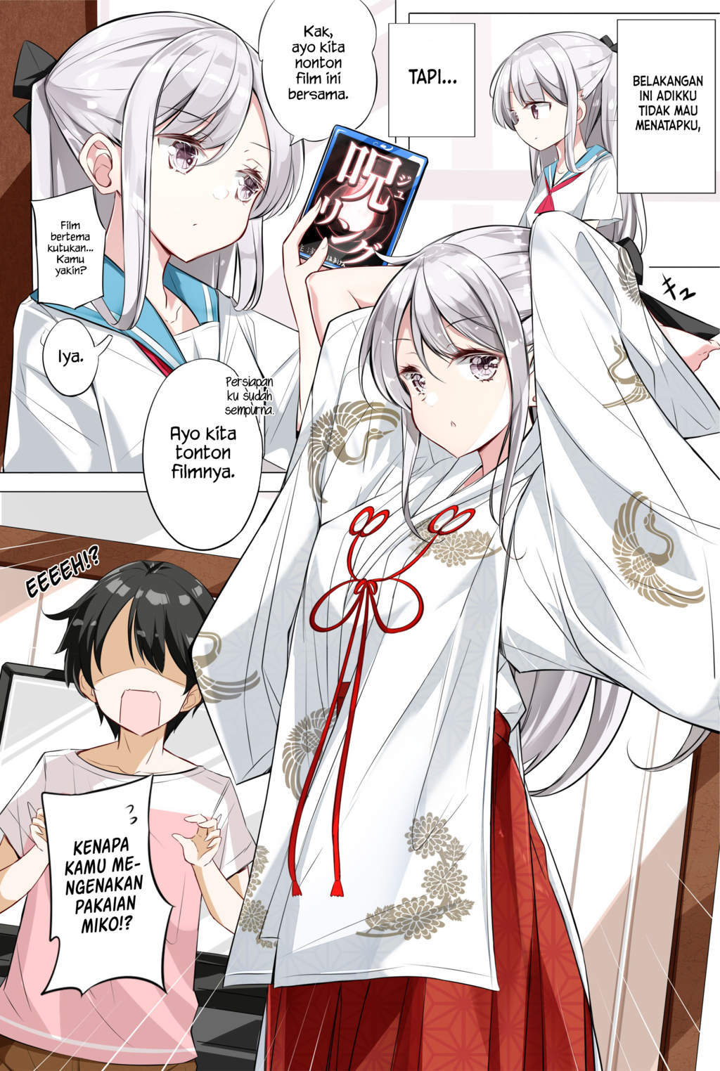 Imouto ga Ichi Nichi Ikka Shika Me wo Awasete Kurenai Chapter 04 Gambar 2