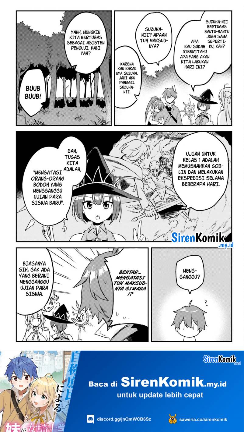 Imouto ga Onna Kishi Gakuen ni Nyuugaku Shitara Naze ka Kyuukoku no Eiyuu ni narimashita Boku ga Chapter 02 Gambar 31