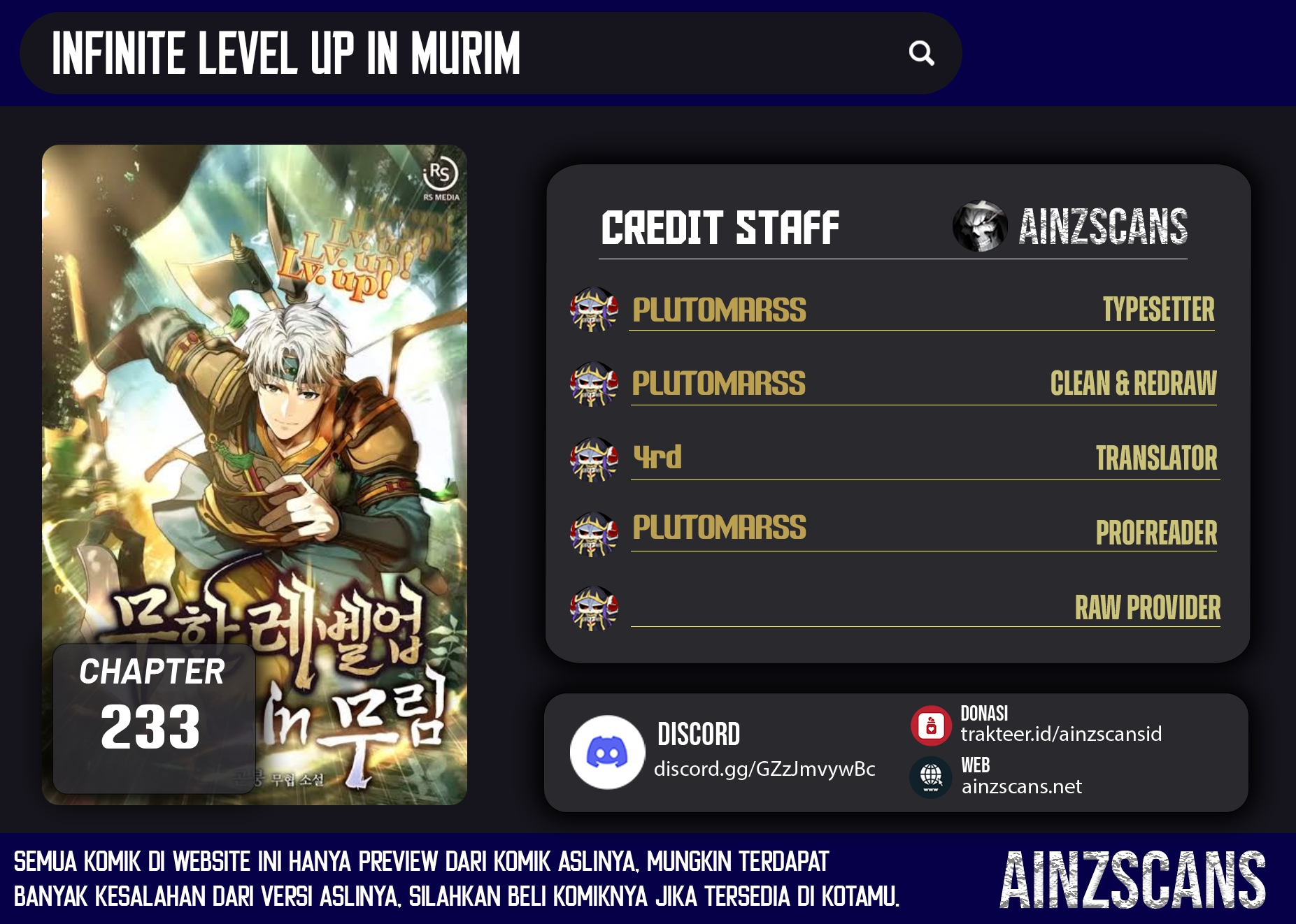 Infinite Level Up in Murim Chapter 233 Gambar 1