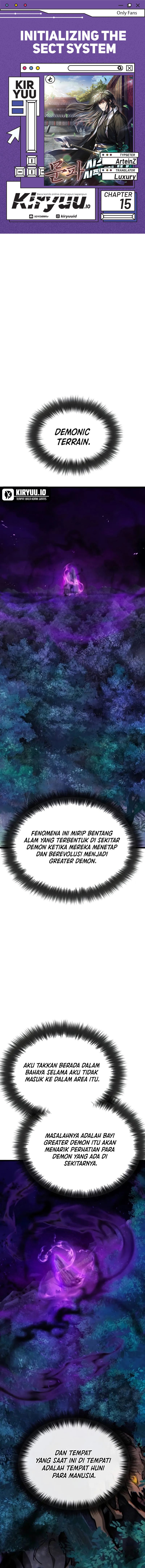 Initializing the Sect System Chapter 15 Gambar 1