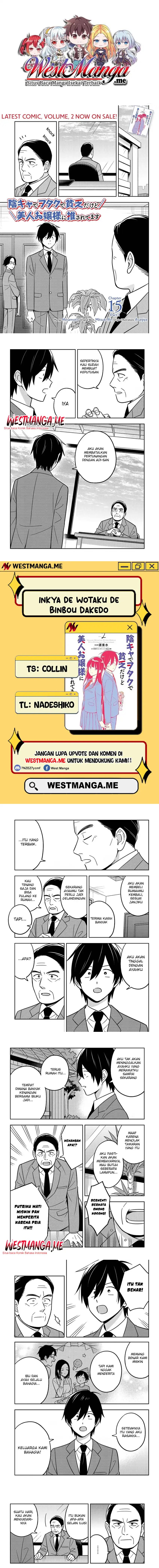 Inkya de Wotaku de Binbou Dakedo Bijin Ojou-sama ni Osaretemasu Chapter 15 Gambar 1