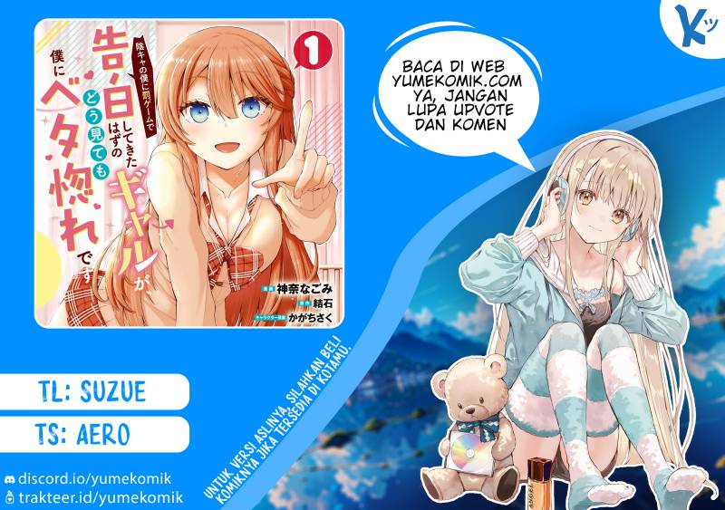 Inkya no Boku ni Batsu Game ni Kokuhaku Shitekita Hazu no Gyaru ga, Doumitemo Boku ni Betahore Desu Chapter 05 Gambar 1
