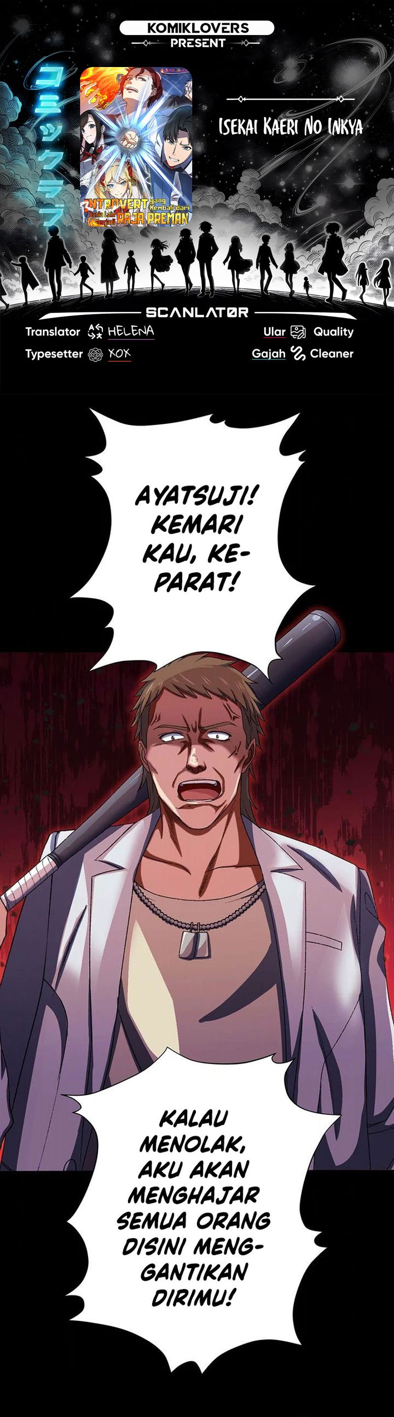 Introvert Who Returns to Another World, Become The King of Delinquents Chapter 08 Gambar 1