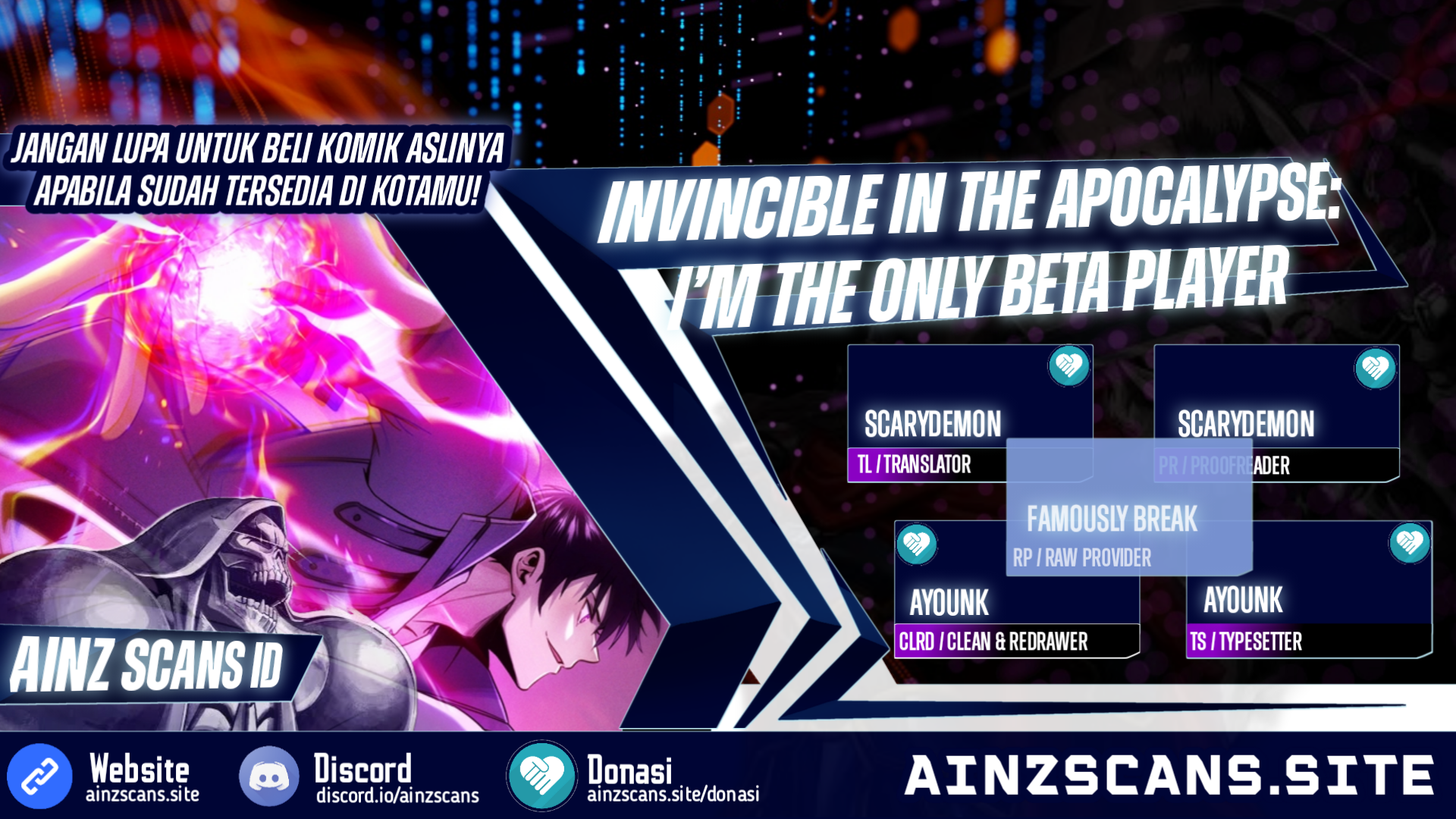 Invincible In The Apocalypse: I’m The Only Beta Player Chapter 06 Gambar 1
