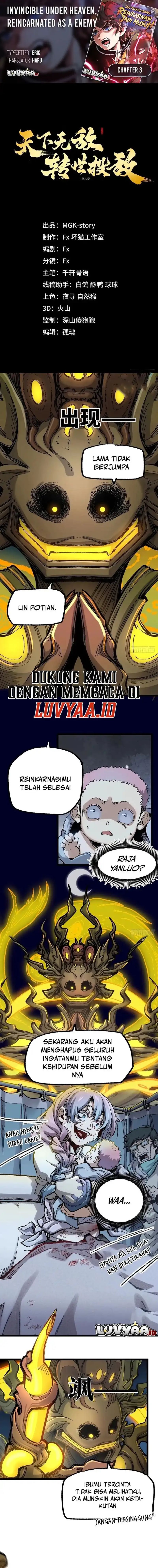 Invincible Under Heaven: Reborn as the Enemy Chapter 03 Gambar 1