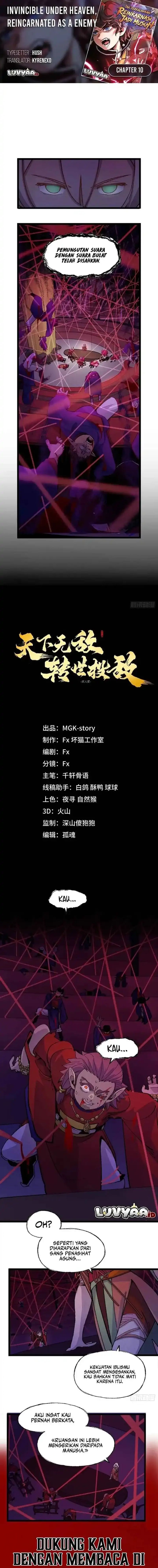 Invincible Under Heaven: Reborn as the Enemy Chapter 10 Gambar 1