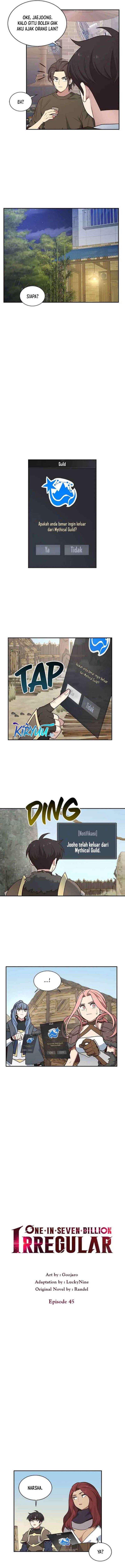 Irregular Of 1 In 7 Billion (One of a Kind Irregular) Chapter 45 Gambar 3