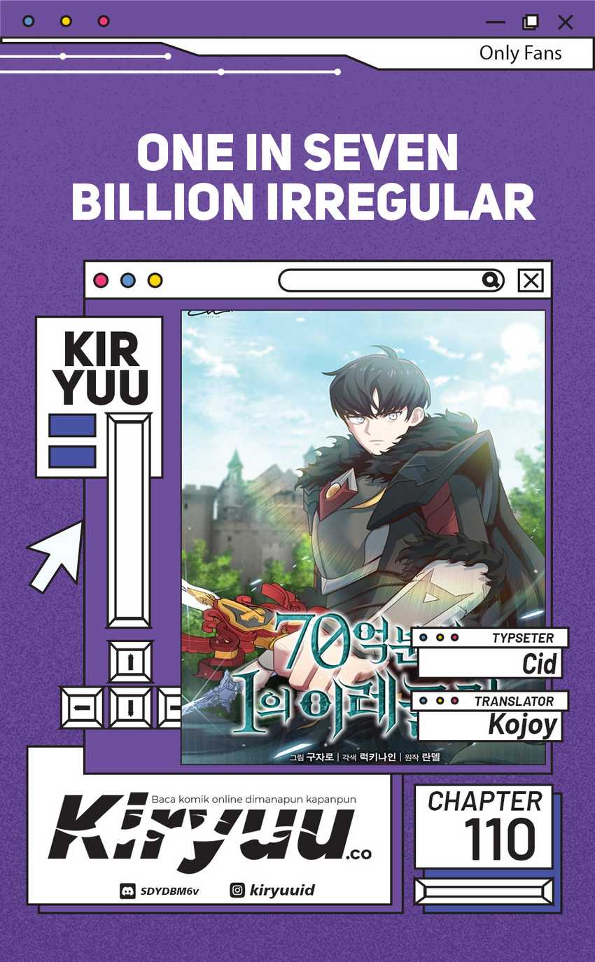 Irregular Of 1 In 7 Billion (One of a Kind Irregular) Chapter 110 Gambar 1