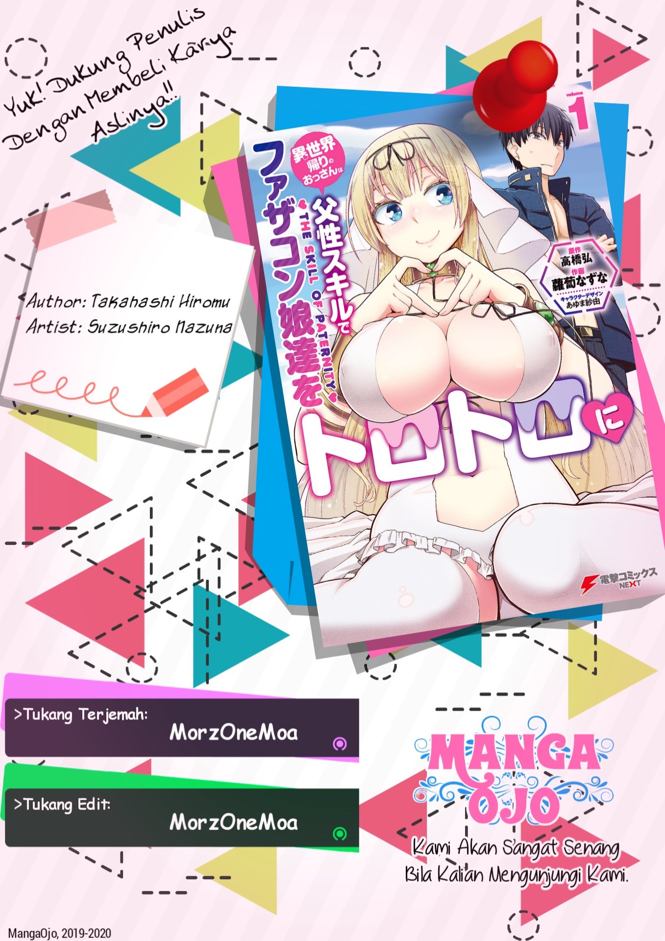 Isekai Kaeri no Ossan wa, Fusei Sukiru de Fathercon Musume-tachi o Tororori ni Chapter 03.2 Gambar 1