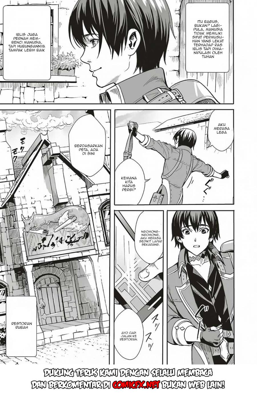 Isekai Saikyou no Daimaou, Tensei Shi Boukensha ni Naru Chapter 02.1 Gambar 9