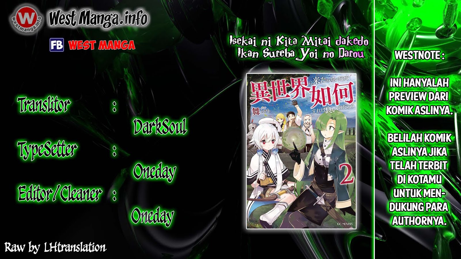 Isekai ni Kita Mitai dakedo Ikan Sureba Yoi no Darou Chapter 02 Gambar 1