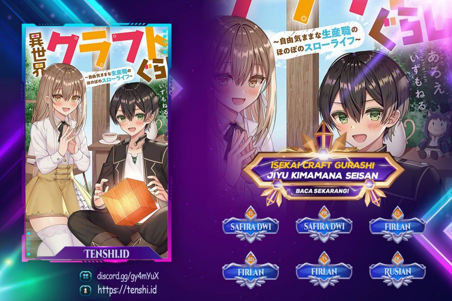 Isekai Craft Gurashi Jiyu Kimamana Seisan Shoku no Honobono Slow Life Chapter 21 Gambar 1