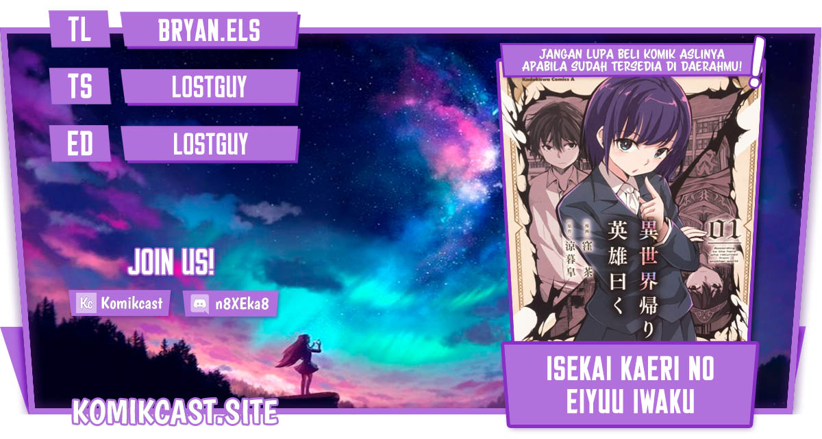Isekai Kaeri no Eiyuu Iwaku Chapter 05.1 Gambar 1