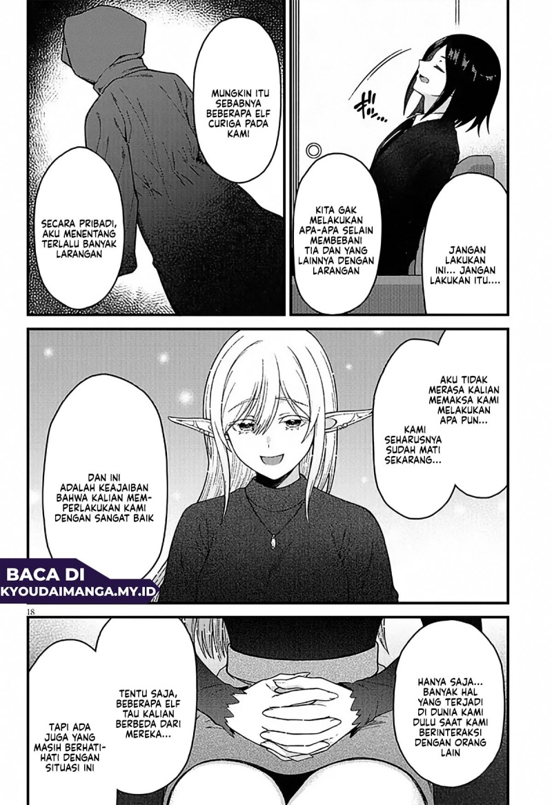 Isekai Kara Kita Elf to Tomo ni Sugosu Nichijou Chapter 03 Gambar 19