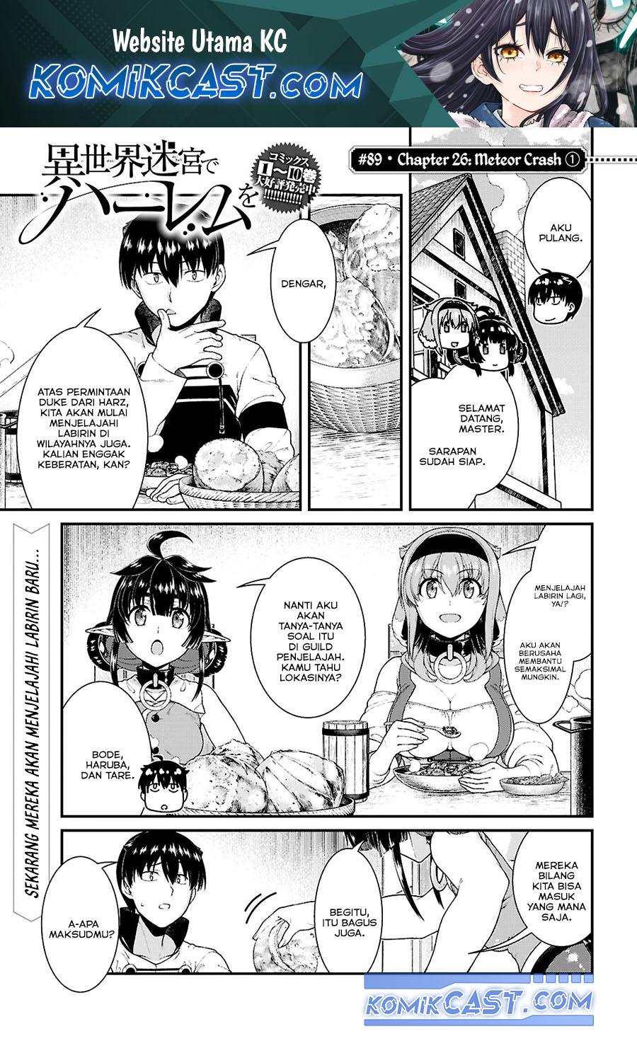 Isekai Meikyuu de Harem wo Chapter 89 Gambar 2