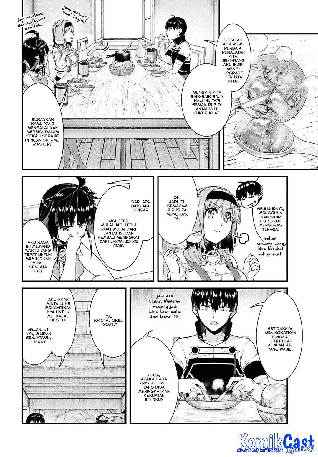 Isekai Meikyuu de Harem wo Chapter 91 Gambar 7