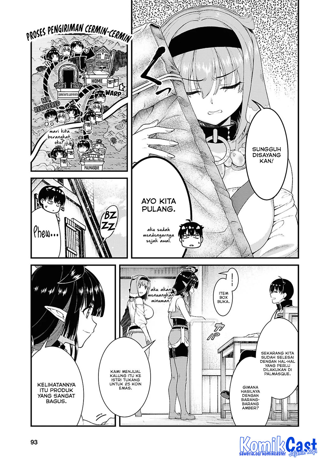 Isekai Meikyuu de Harem wo Chapter 98 Gambar 8