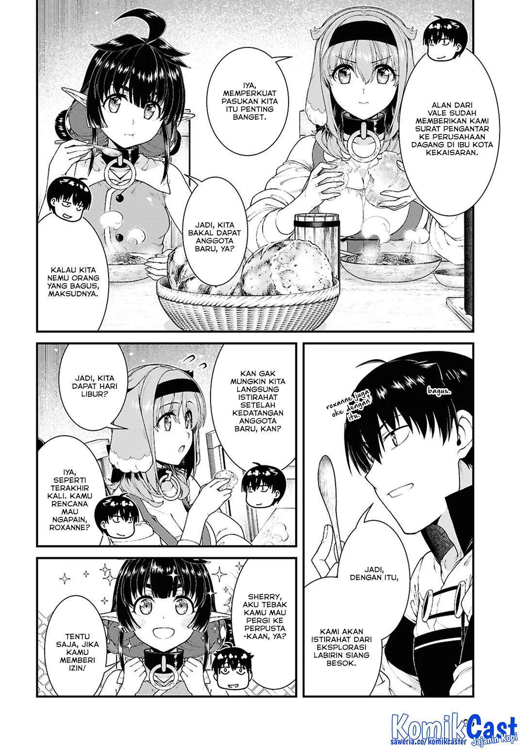 Isekai Meikyuu de Harem wo Chapter 98 Gambar 11