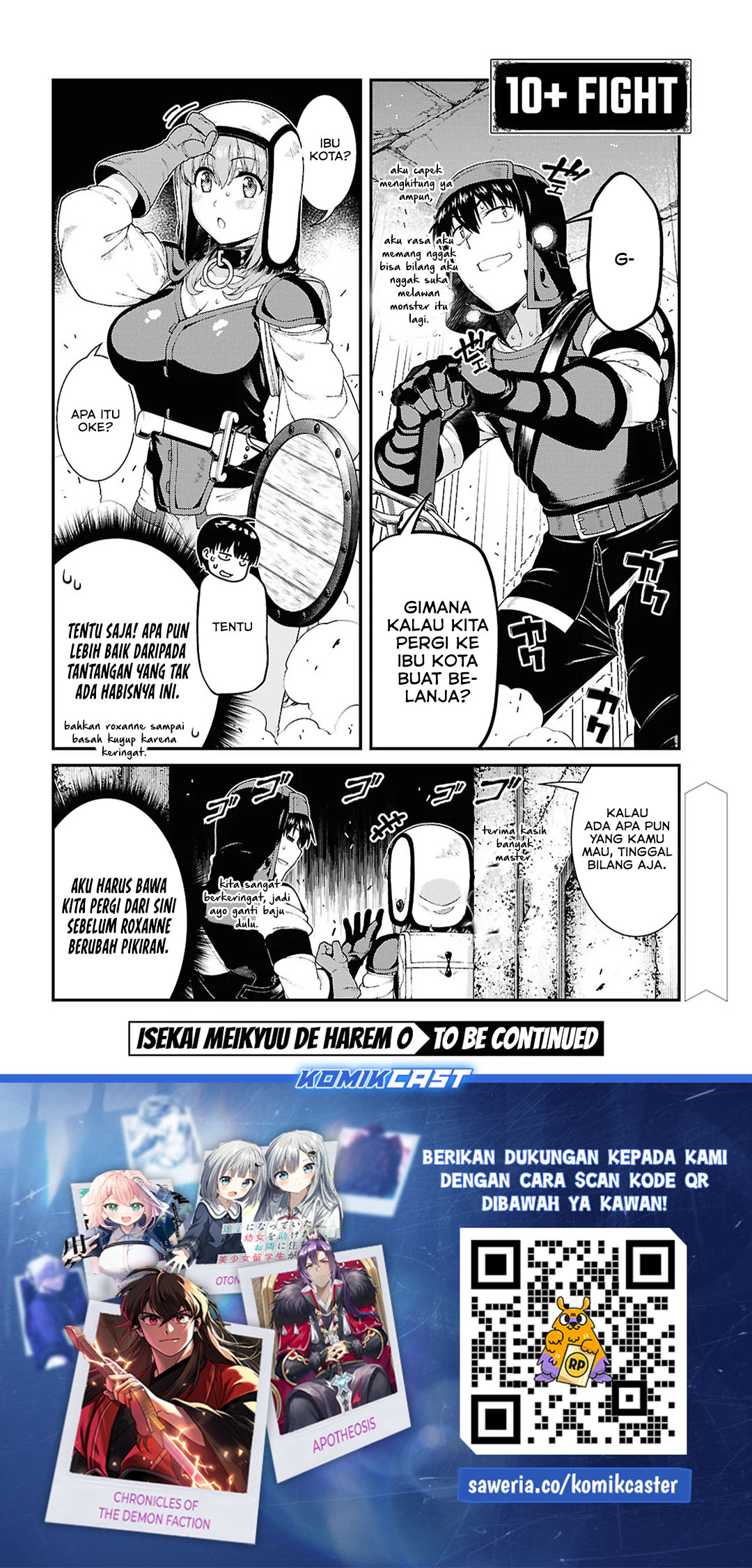 Isekai Meikyuu de Harem wo Chapter 98 Gambar 17