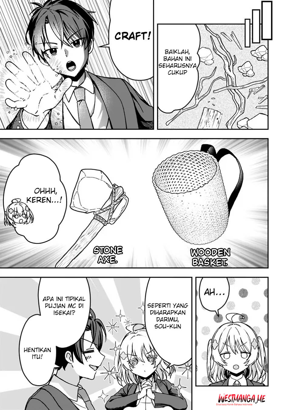 Isekai Rakuraku Mujintou Life: Class Ten’i de Craft Ability o Eranda Ore Dake ga, Bishoujo Tachi to Slow Life o Okureru-ppoi Chapter 02 Gambar 13