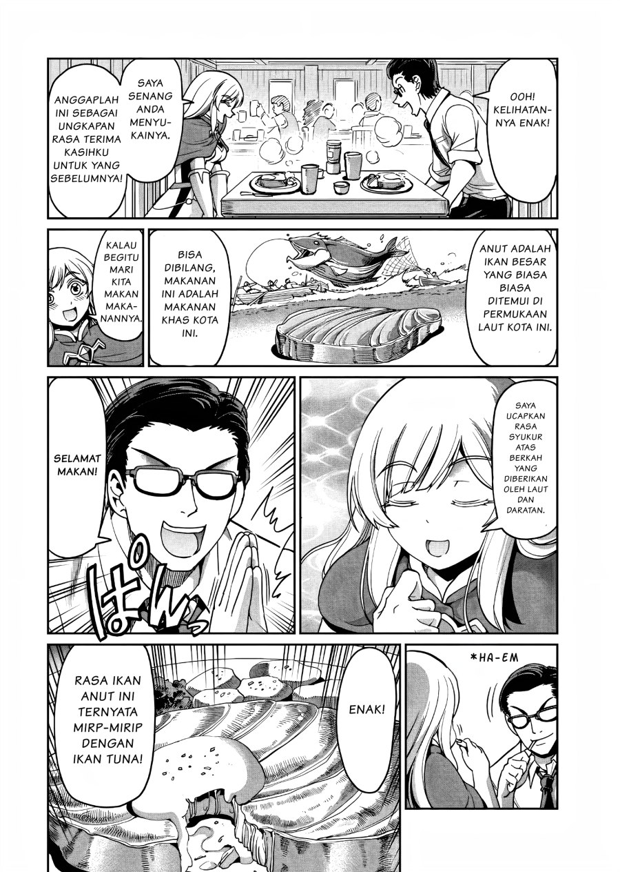 Isekai Shoukan Oji-san no Juumusou Life – Sabage Suki Salaryman wa Kaisha Owari ni Isekai e Chokki suru Chapter 04 Gambar 9