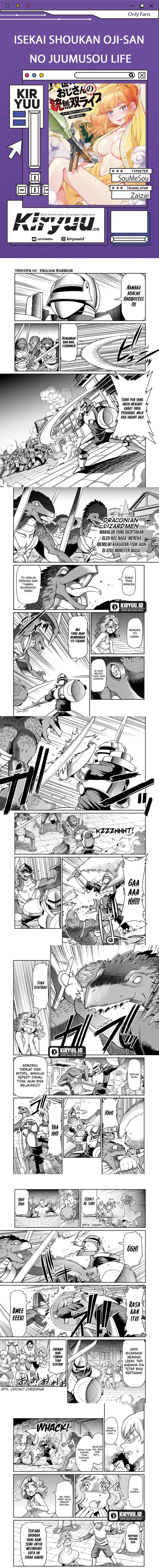 Isekai Shoukan Oji-san no Juumusou Life – Sabage Suki Salaryman wa Kaisha Owari ni Isekai e Chokki suru Chapter 65 Gambar 1