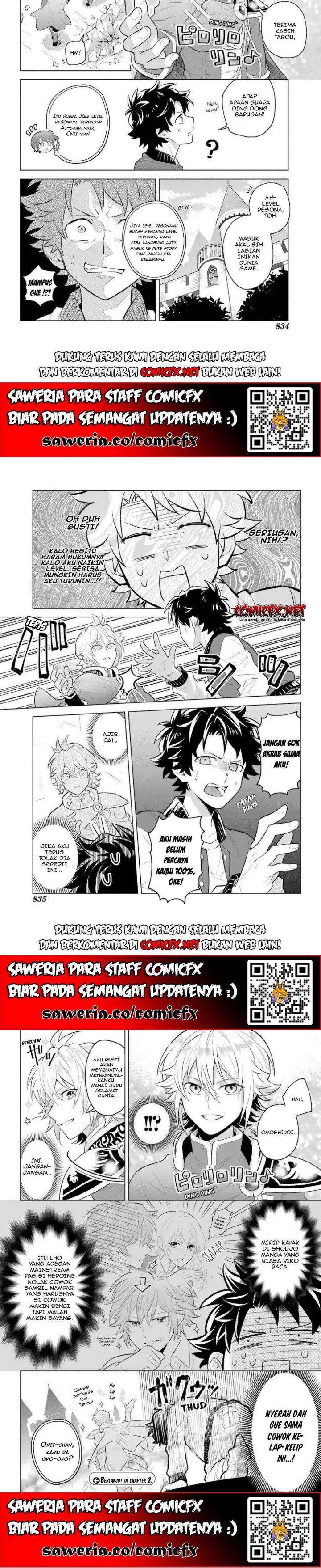 Isekai Tensei, Ore ga Otome ge de Kyuuseishu Chapter 01 Gambar 8