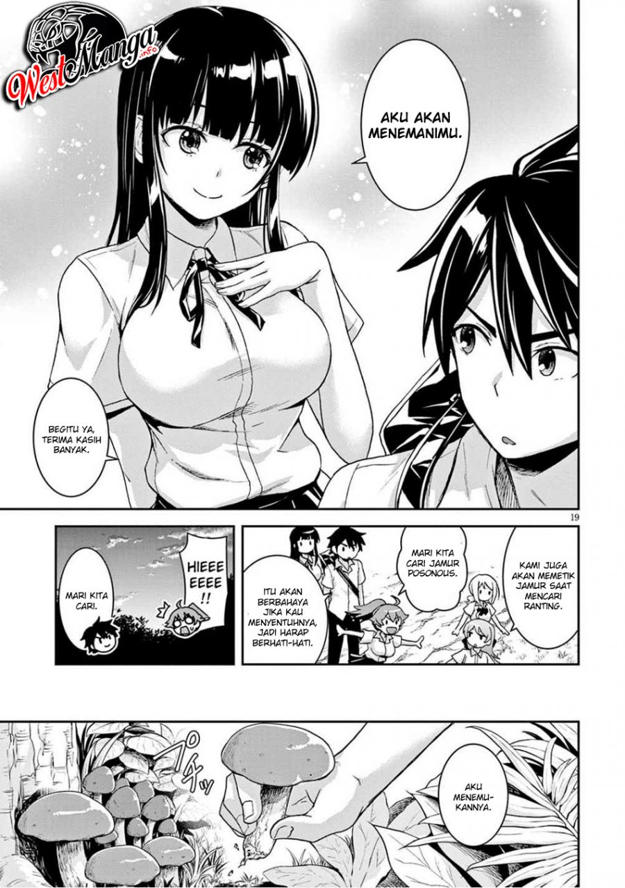 Isekai Yurutto Survival Seikatsu: Gakkou no Minna to Isekai no Mujintou ni Tenishitakedo Ore Dake Rakushou desu Chapter 02.2 Gambar 3