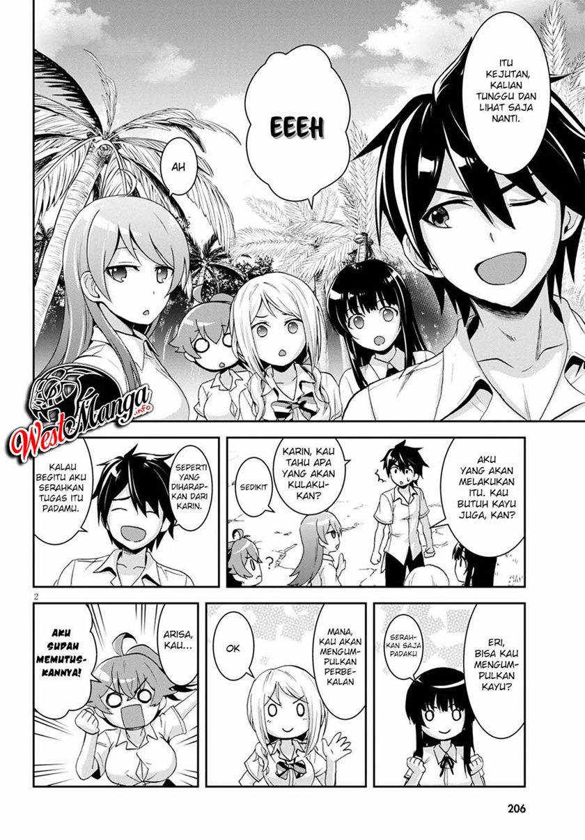 Isekai Yurutto Survival Seikatsu: Gakkou no Minna to Isekai no Mujintou ni Tenishitakedo Ore Dake Rakushou desu Chapter 04 Gambar 4