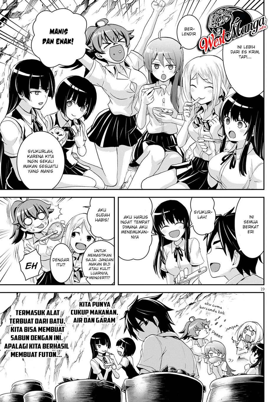 Isekai Yurutto Survival Seikatsu: Gakkou no Minna to Isekai no Mujintou ni Tenishitakedo Ore Dake Rakushou desu Chapter 07 Gambar 25