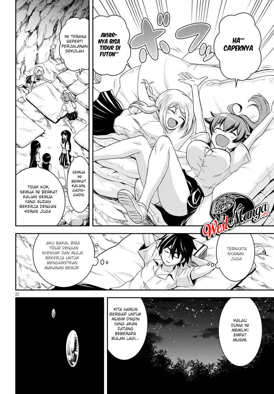 Isekai Yurutto Survival Seikatsu: Gakkou no Minna to Isekai no Mujintou ni Tenishitakedo Ore Dake Rakushou desu Chapter 07 Gambar 28