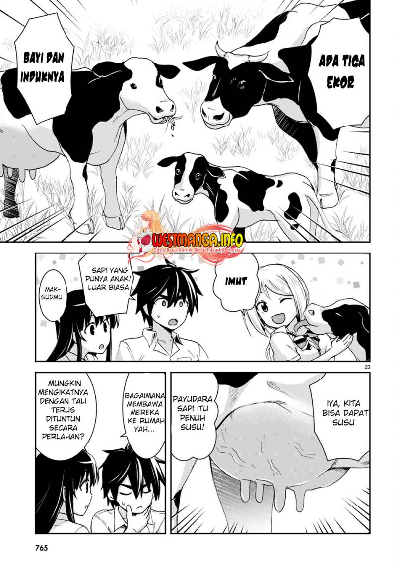 Isekai Yurutto Survival Seikatsu: Gakkou no Minna to Isekai no Mujintou ni Tenishitakedo Ore Dake Rakushou desu Chapter 21 Gambar 25