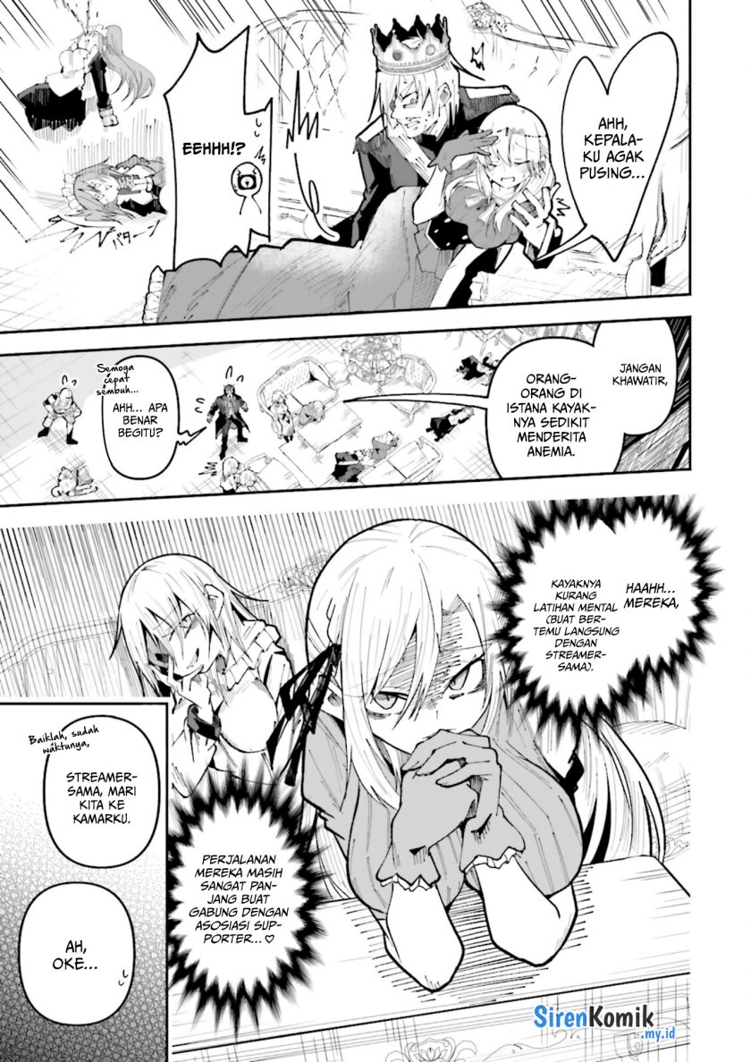 Isekai de Haishin Katsudou wo Shitara Tairyou no Yandere Shinja wo Umidashite Shimatta Ken Chapter 27 Gambar 8