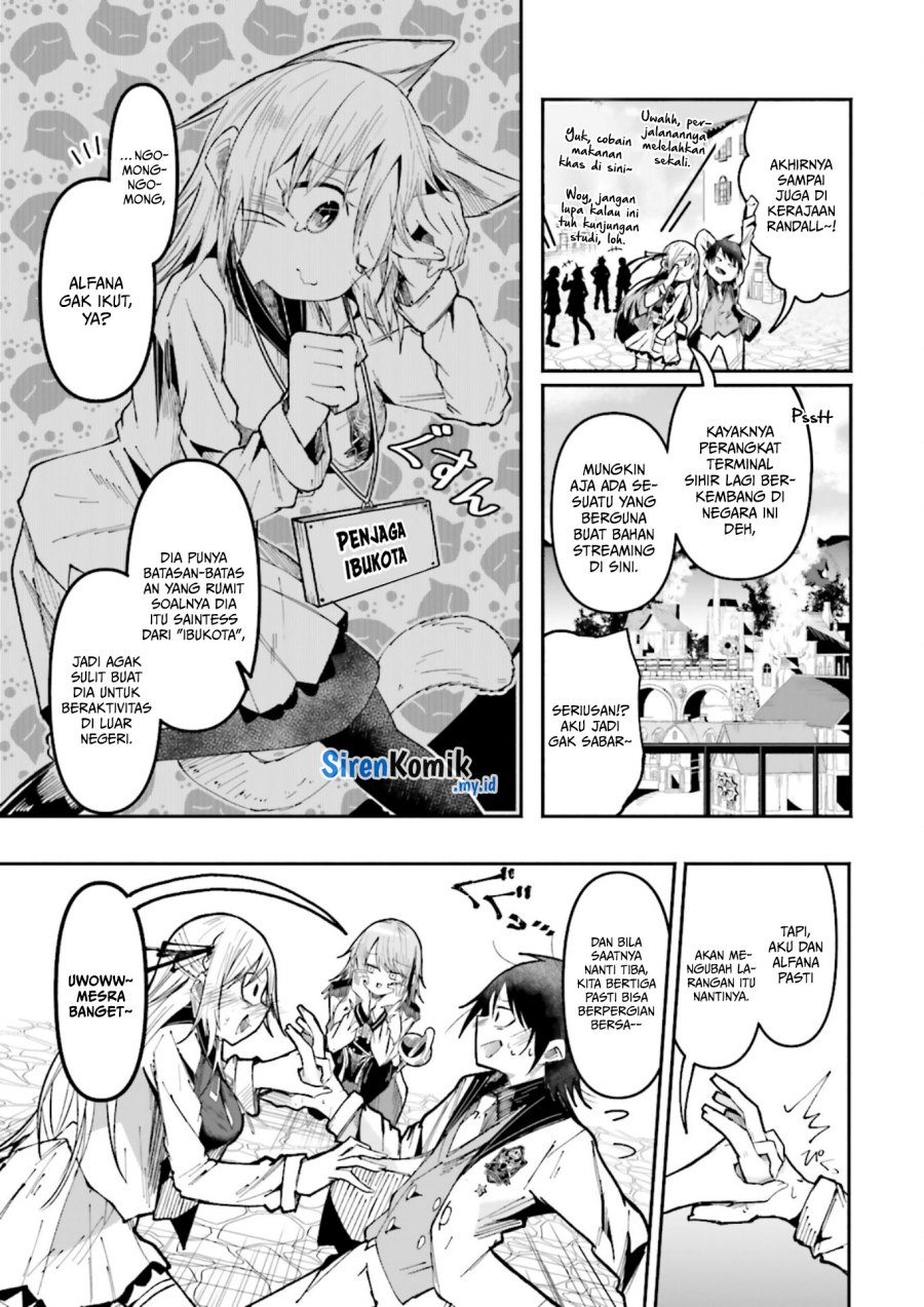 Isekai de Haishin Katsudou wo Shitara Tairyou no Yandere Shinja wo Umidashite Shimatta Ken Chapter 31 Gambar 4