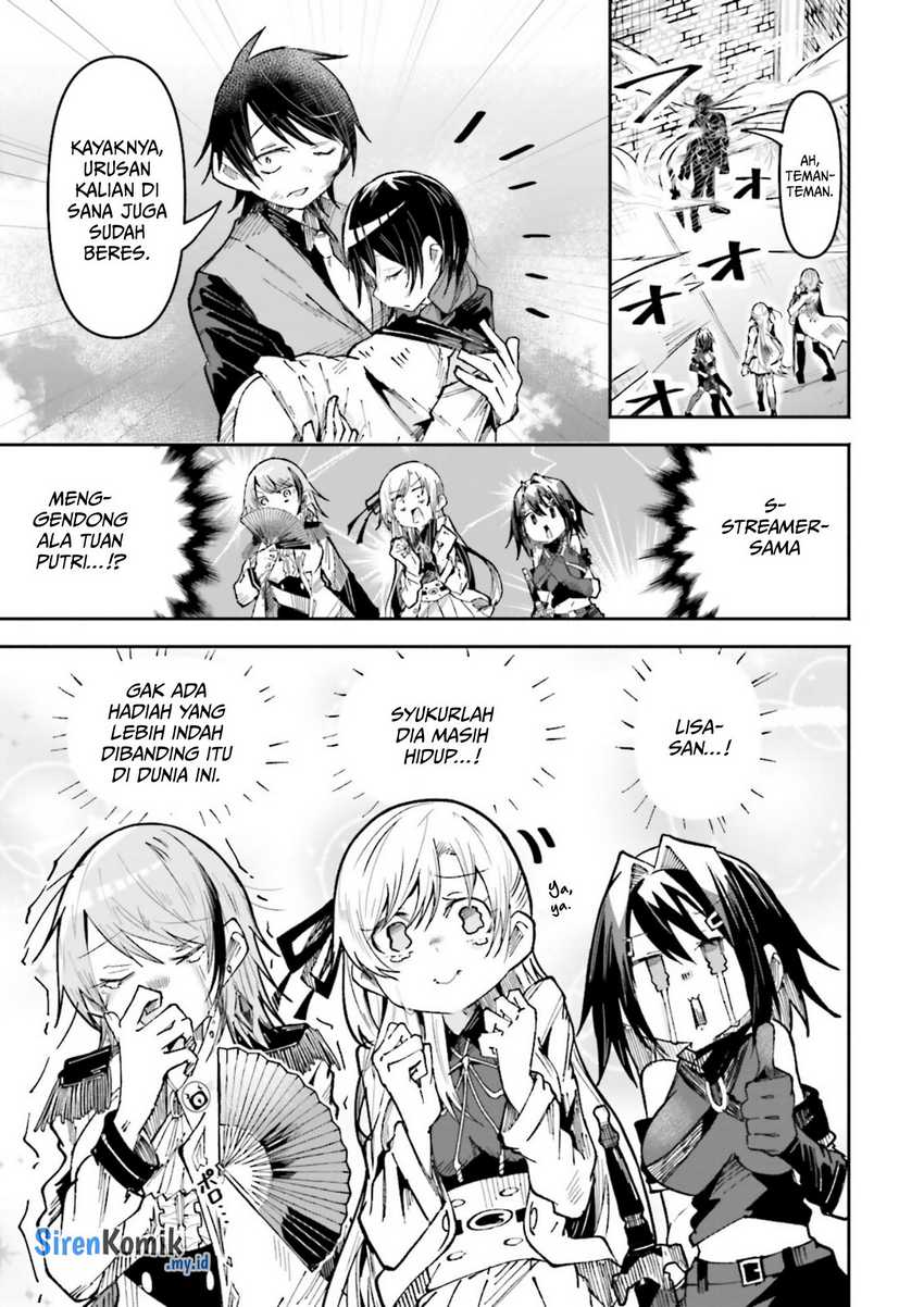 Isekai de Haishin Katsudou wo Shitara Tairyou no Yandere Shinja wo Umidashite Shimatta Ken Chapter 38 Gambar 4