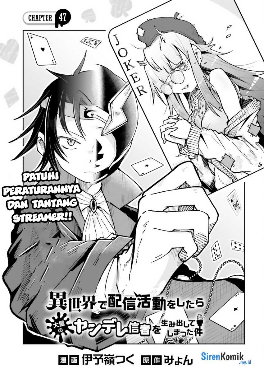 Isekai de Haishin Katsudou wo Shitara Tairyou no Yandere Shinja wo Umidashite Shimatta Ken Chapter 47 Gambar 2