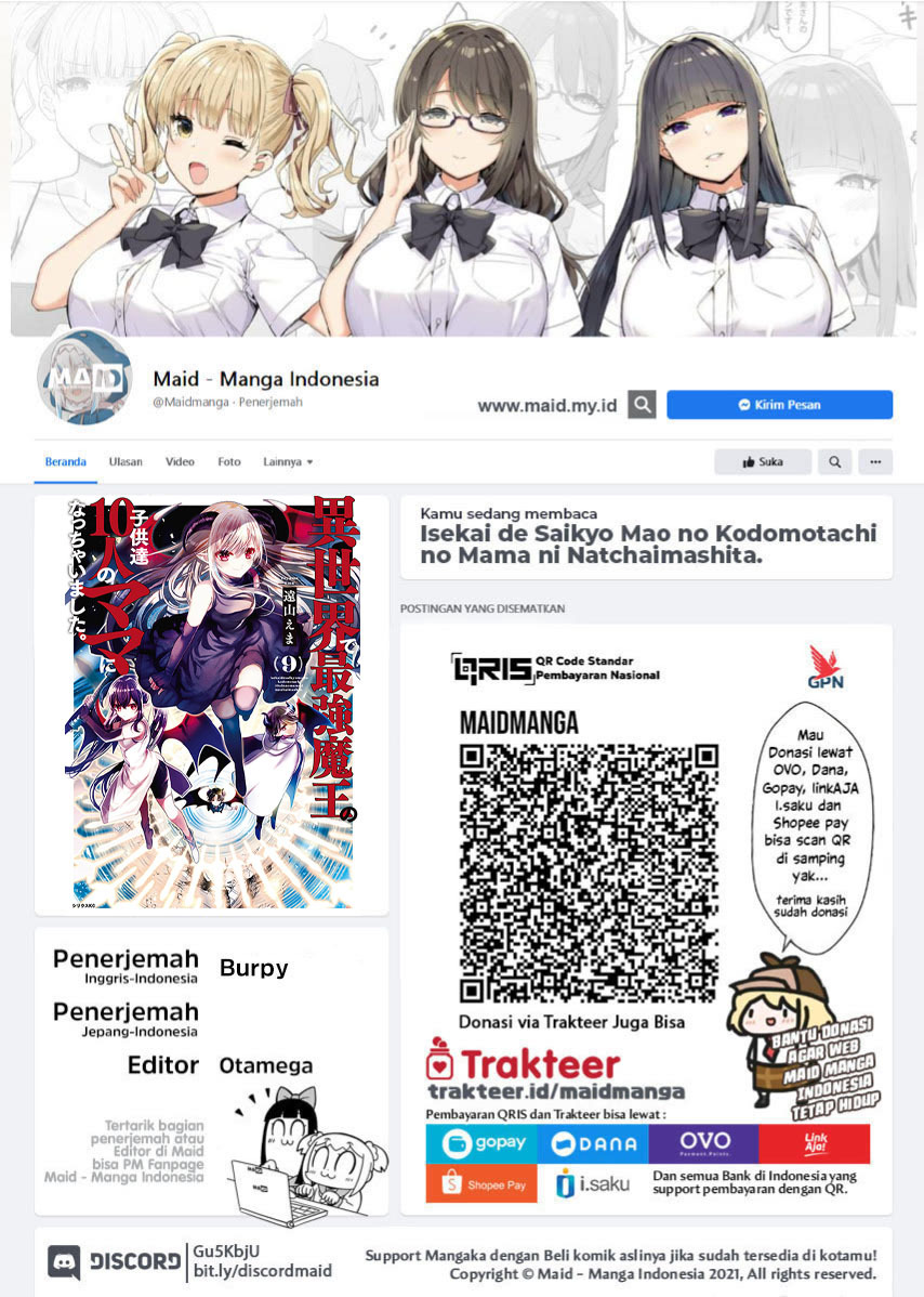 Isekai de Saikyo Mao no Kodomotachi no Mama ni Natchaimashita Chapter 37.1 Gambar 2
