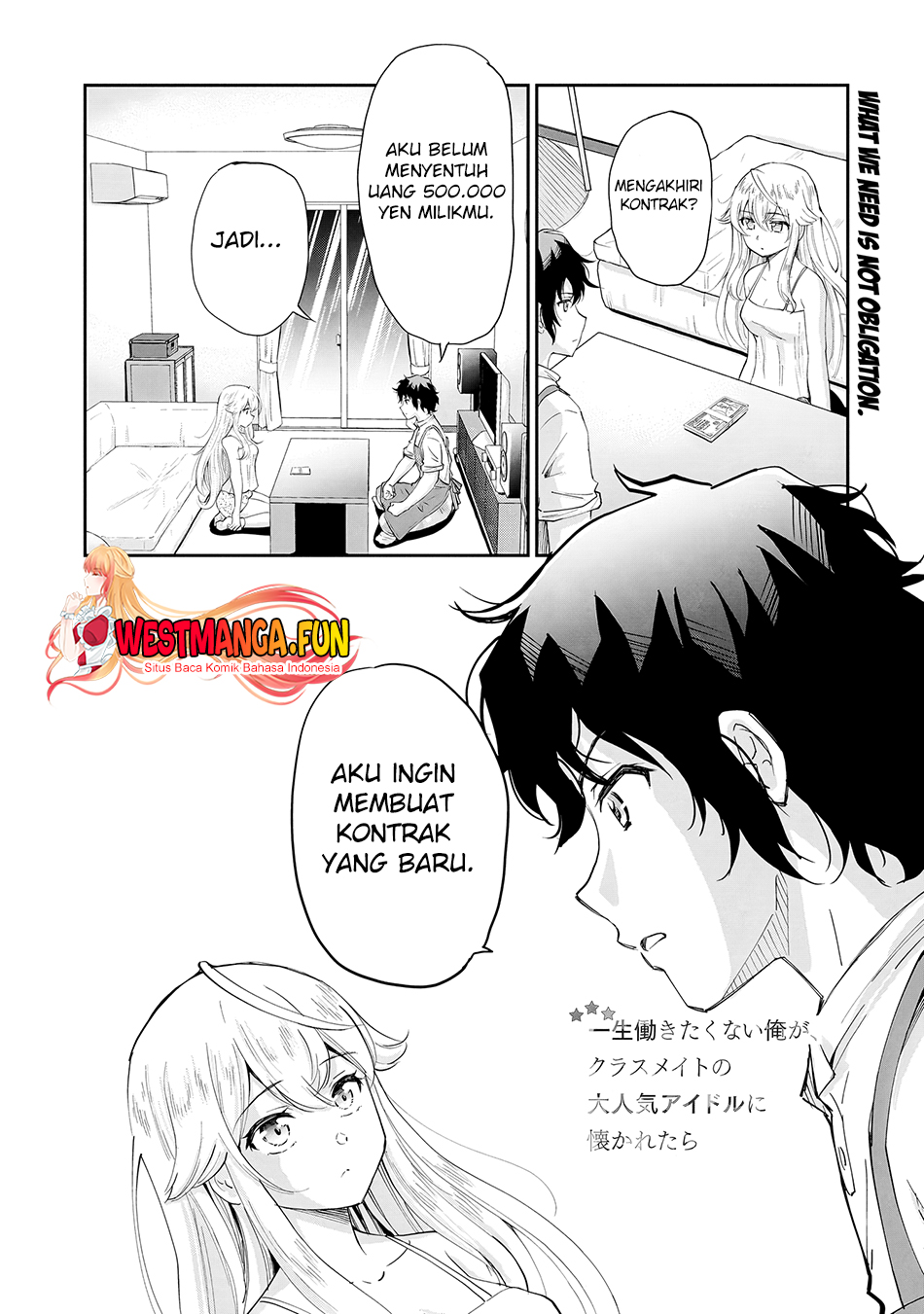Isshou Hatarakitakunai Ore ga Classmate no Daininki Idol ni Natsukaretara Chapter 10 Gambar 2