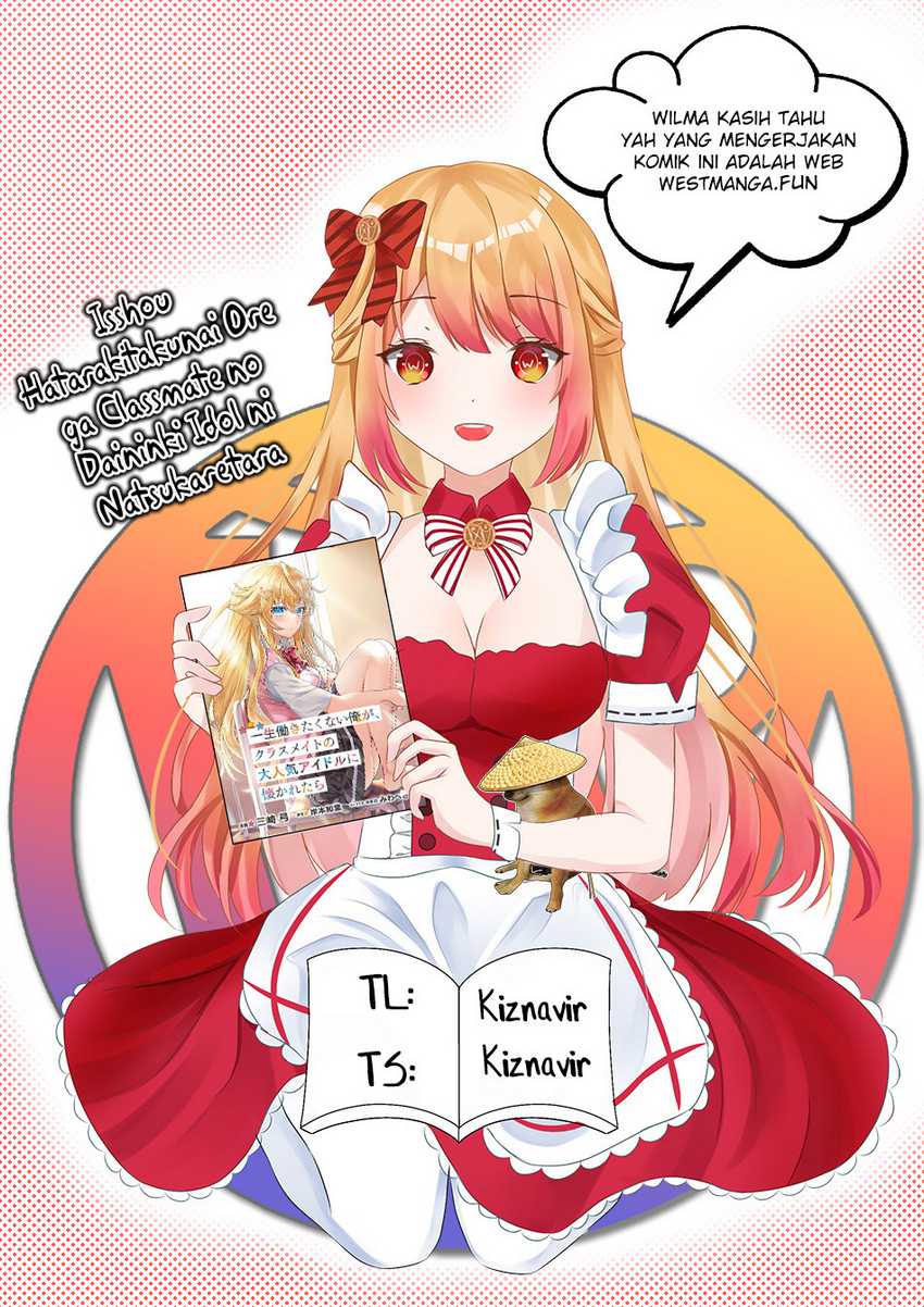Isshou Hatarakitakunai Ore ga Classmate no Daininki Idol ni Natsukaretara Chapter 11 Gambar 3
