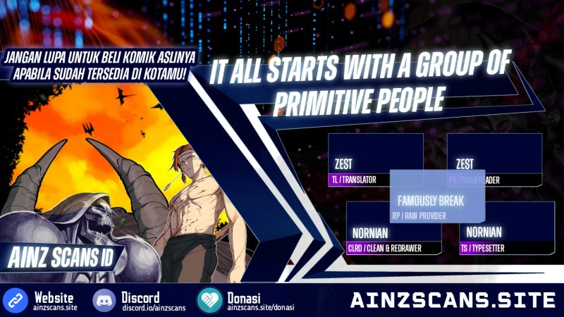 It All Starts With A Group Of Primitive People Chapter 34 Gambar 1