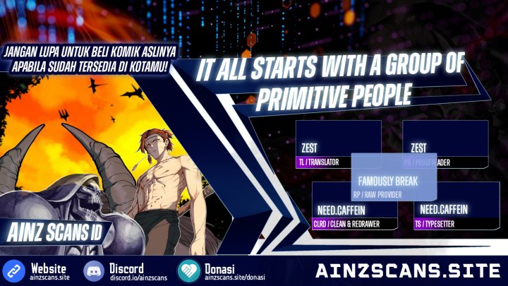 It All Starts With A Group Of Primitive People Chapter 53 Gambar 1