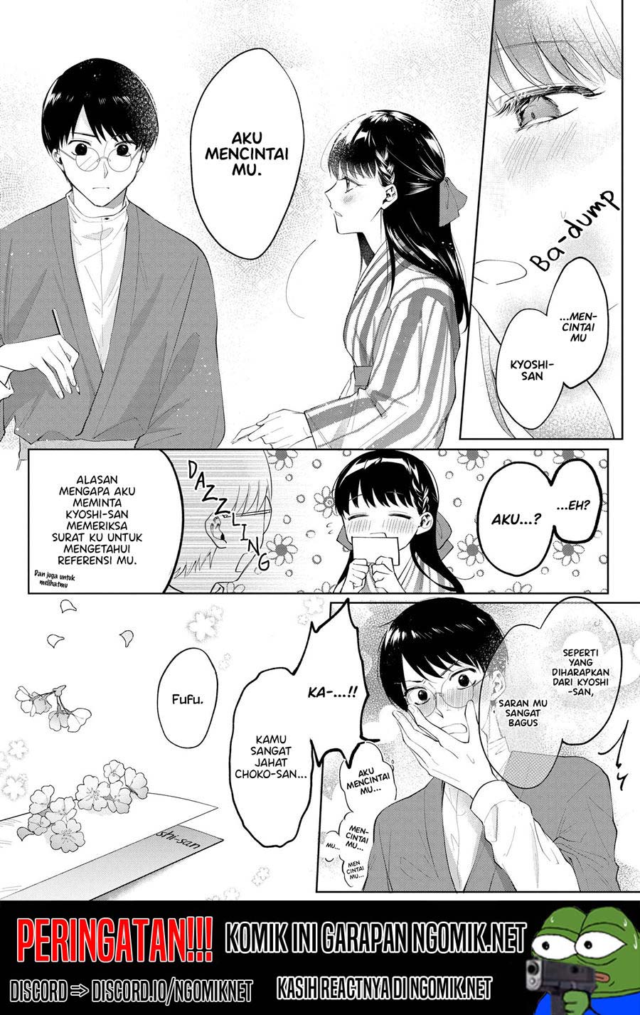 “It’s too precious and hard to read !!” 4P Short Stories Chapter 10 Gambar 5