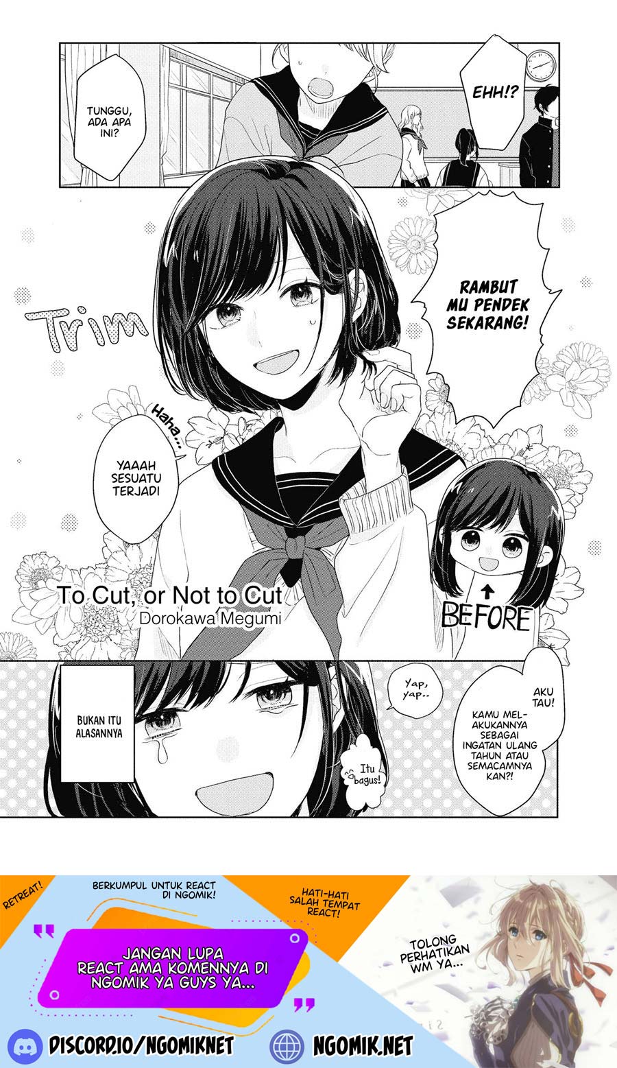 “It’s too precious and hard to read !!” 4P Short Stories Chapter 27 Gambar 2