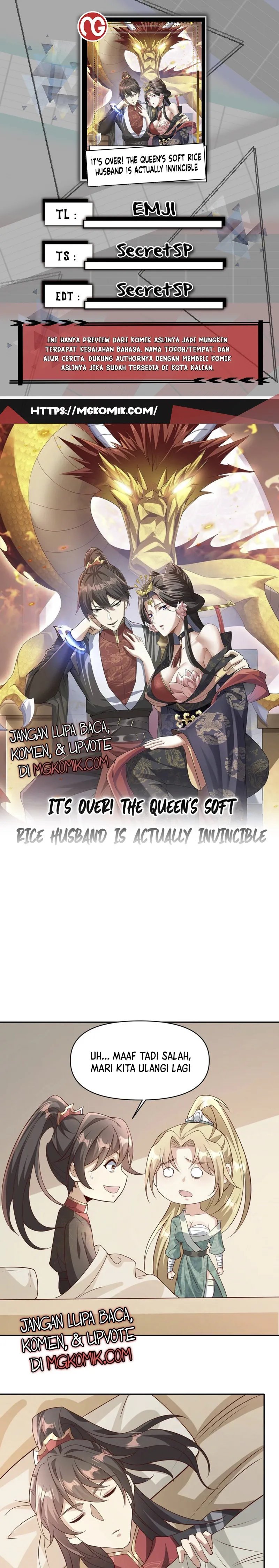 It’s Over! The Queen’s Soft Rice Husband is Actually Invincible Chapter 50 Gambar 1