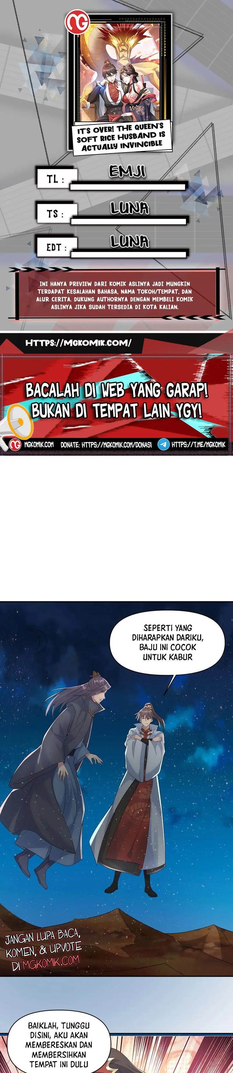 It’s Over! The Queen’s Soft Rice Husband is Actually Invincible Chapter 58 Gambar 1