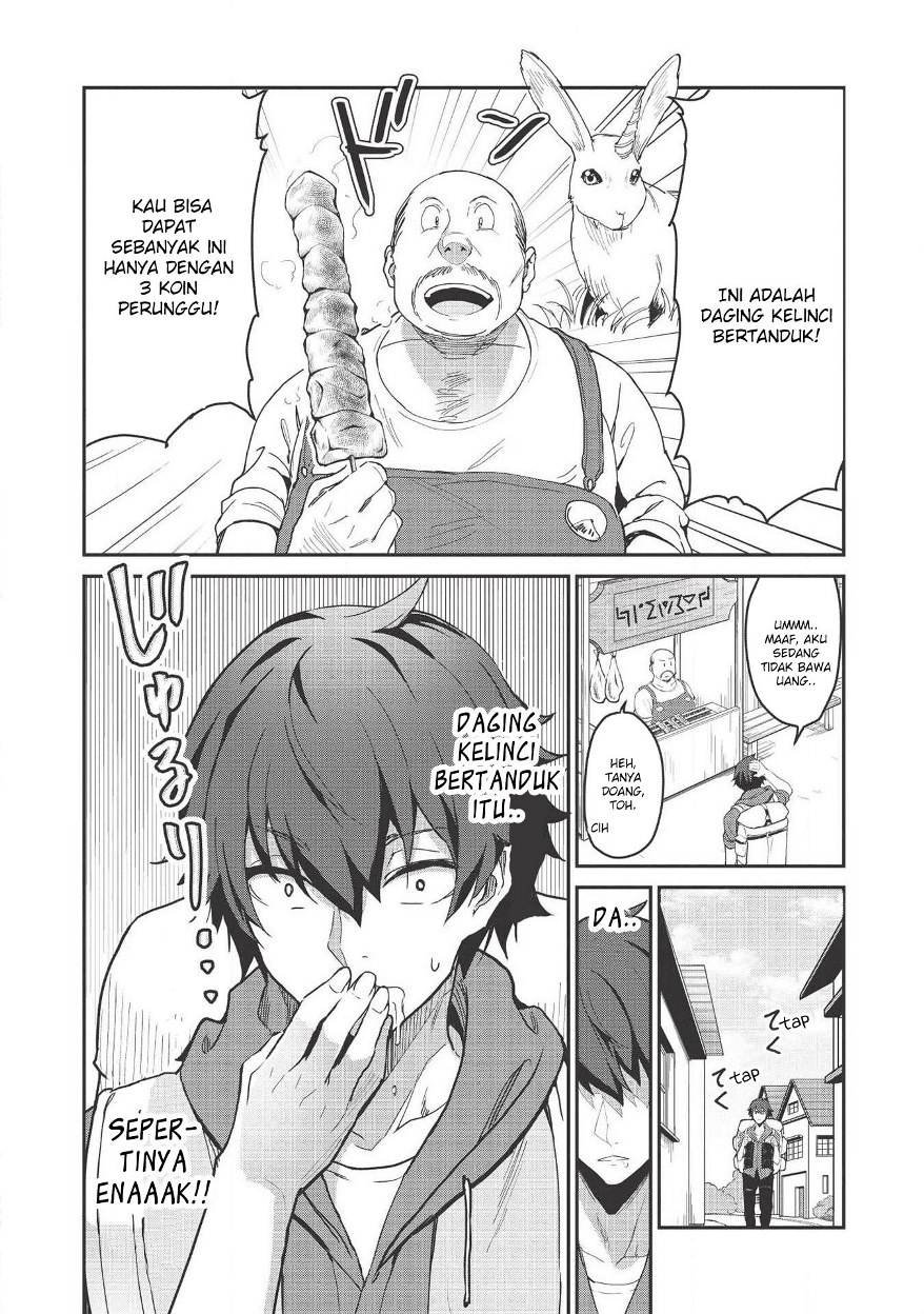 Itsu Demo Jitaku ni Kaereru Ore wa, Isekai de Gyoushoujin o Hajimemashita Chapter 01 Gambar 18