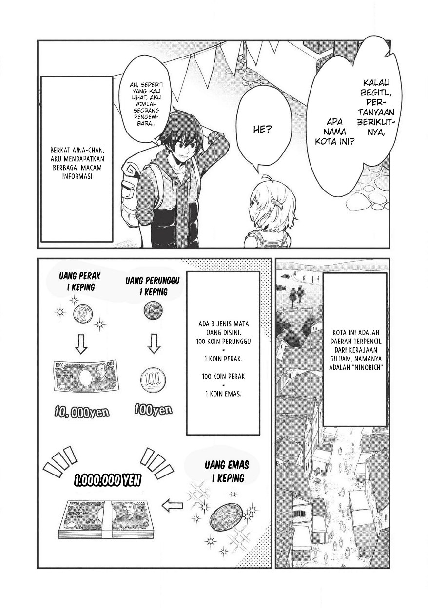 Itsu Demo Jitaku ni Kaereru Ore wa, Isekai de Gyoushoujin o Hajimemashita Chapter 01 Gambar 31