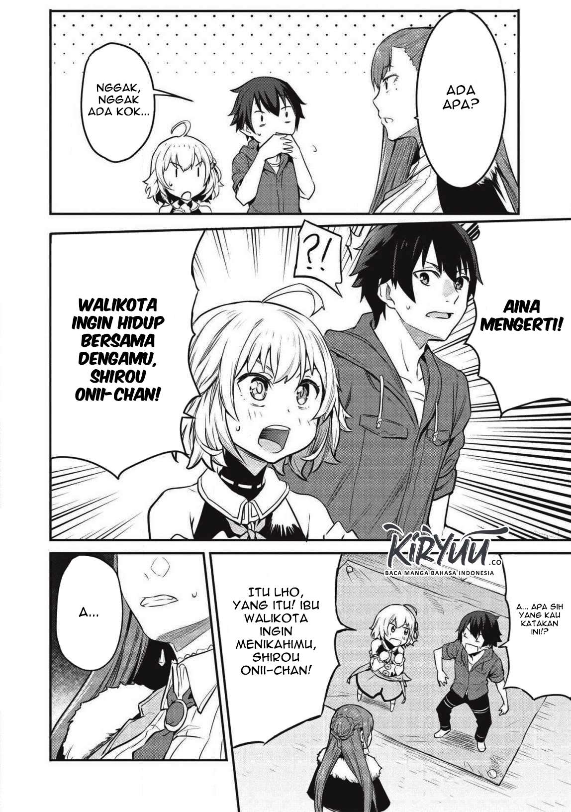 Itsu Demo Jitaku ni Kaereru Ore wa, Isekai de Gyoushoujin o Hajimemashita Chapter 05 Gambar 7