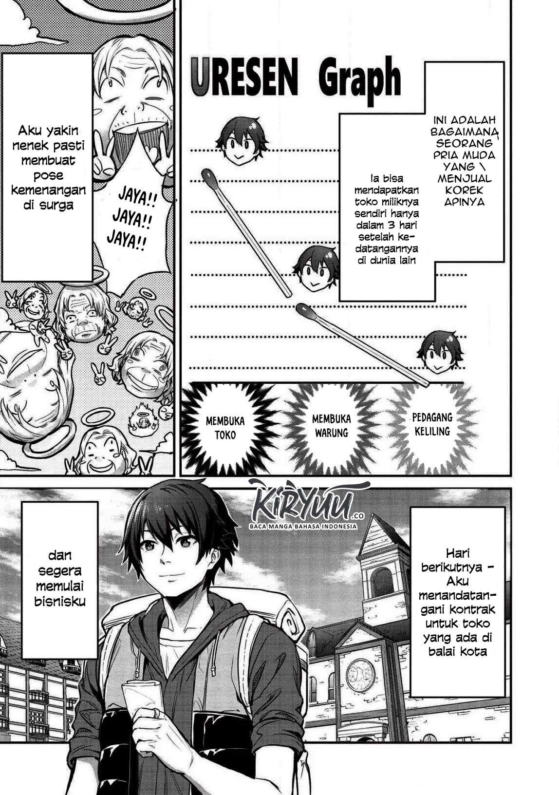 Itsu Demo Jitaku ni Kaereru Ore wa, Isekai de Gyoushoujin o Hajimemashita Chapter 05 Gambar 18