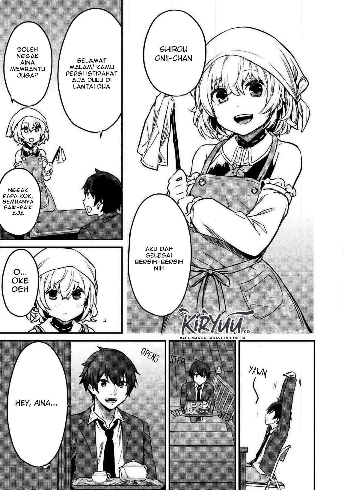 Itsu Demo Jitaku ni Kaereru Ore wa, Isekai de Gyoushoujin o Hajimemashita Chapter 05 Gambar 20